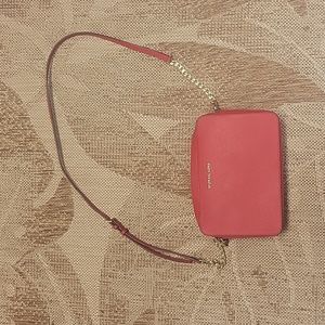 Michael Kors Saffiano Leather Red Bag